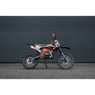 Pitbike Leramotors Shark 125ccm E-Start 4T 17/14 oranžová