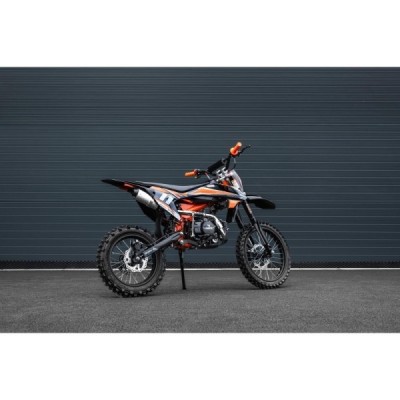 Pitbike Leramotors Shark 125ccm E-Start 4T 17/14 oranžová