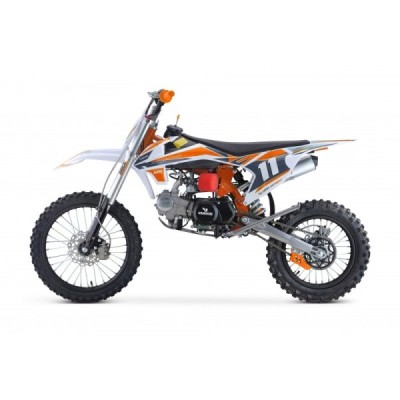 Pitbike Leramotors Shark 125ccm 4T 17/14 oranžová
