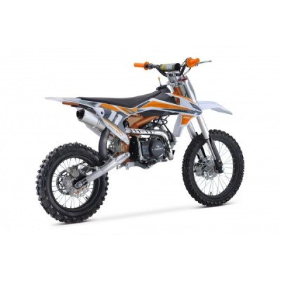 Pitbike Leramotors Shark 125ccm 4T 17/14 oranžová