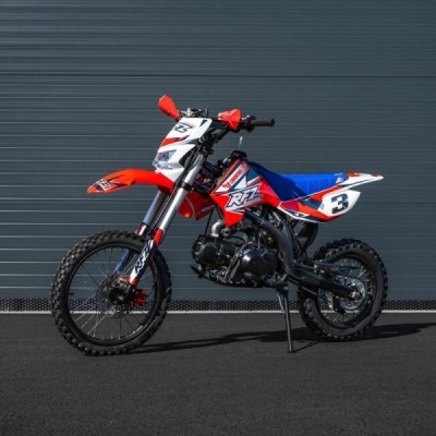 Pitbike Leramotors By Apollo Jaguar 125cc 17/14 E-Start Červená