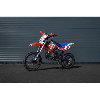 Pitbike Leramotors By Apollo Jaguar 125cc 17/14 E-Start Červená