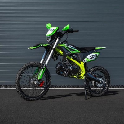 Pitbike Leramotors By Apollo THUNDER 140cc 19/16 E-Start Zelená