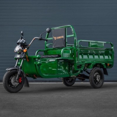 Elektrická nákladní tøíkolka Leramotors Cargo G1 1000W - Tuk Tuk Zelená 2 x baterie
