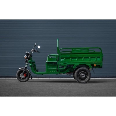 Elektrická nákladní tøíkolka Leramotors Cargo G1 1000W - Tuk Tuk Zelená 2 x baterie