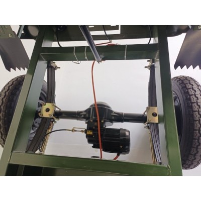 Elektrická nákladní tøíkolka Leramotors Cargo G1 1000W - Tuk Tuk Zelená 2 x baterie