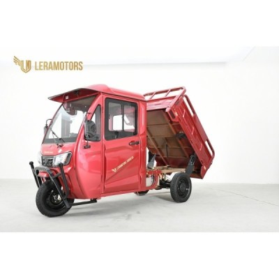 Elektrická tøíkolka Leramotors tuk tuk Cargo G5 2000W COC Èervená