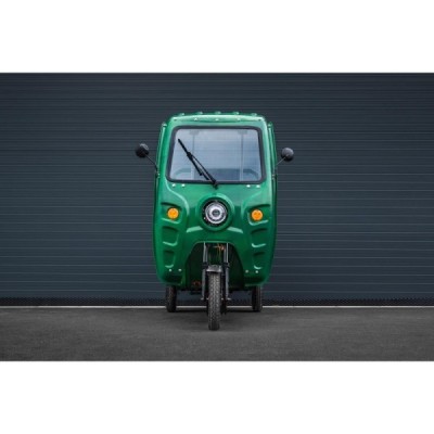 Elektrická nákladní tøíkolka s kabinou Leramotors Cargo G1 1000W - Tuk Tuk Zelená