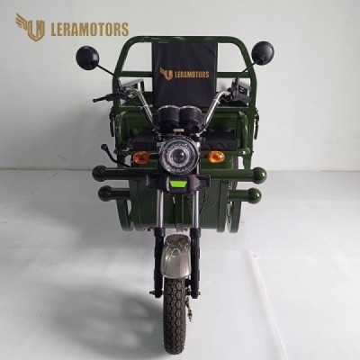 Elektrická nákladní tøíkolka s kabinou Leramotors Cargo G1 1000W - Tuk Tuk Zelená