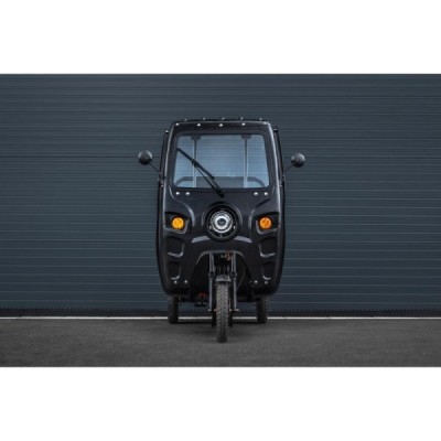 Elektrická nákladní tøíkolka s kabinou Leramotors Cargo G1 1000W - Tuk Tuk Èerná