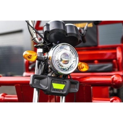 Elektrická nákladní tøíkolka s kabinou Leramotors Cargo G1 1000W - Tuk Tuk Èerná