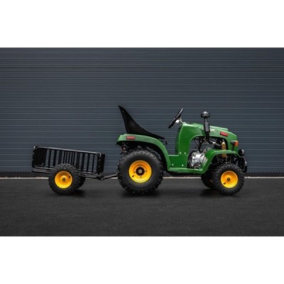 Dìtský zahradní traktor Leramotors 110 ccm s pøívìsným vozíkem | Ideální pomocník na zahradu