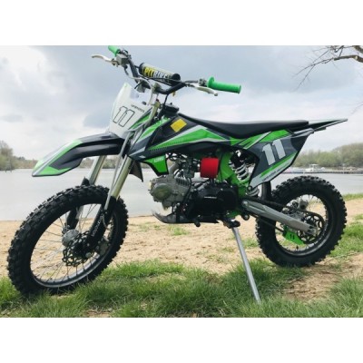 Pitbike Leramotors Shark 125ccm E-Start 4T 17/14 Zelená