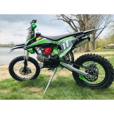 Pitbike Leramotors Shark 125ccm E-Start 4T 17/14 Zelená