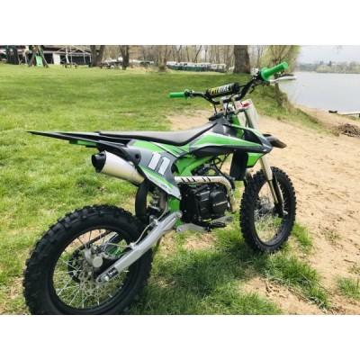 Pitbike Leramotors Shark 125ccm E-Start 4T 17/14 Zelená