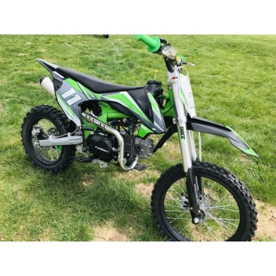 Pitbike Leramotors Shark 125ccm E-Start 4T 17/14 Zelená
