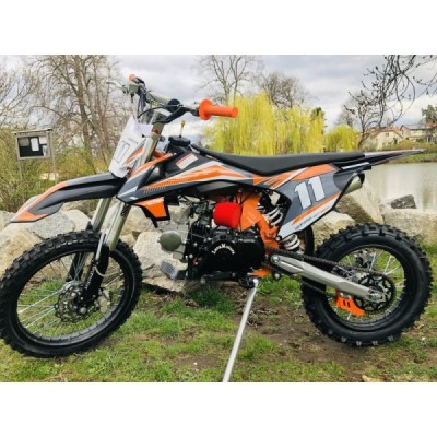 Pitbike Leramotors Shark 125ccm E-Start 4T 17/14 Oranžová