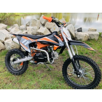Pitbike Leramotors Shark 125ccm E-Start 4T 17/14 Oranžová