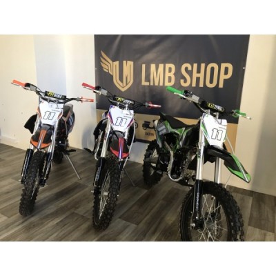 49 9 detska benzinova motorka pitbike leramotors shark 125ccm e start 4t 17 14 oranzova