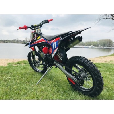 Pitbike Leramotors Shark 125ccm E-Start 4T 17/14 Červená