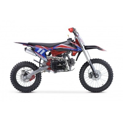 Pitbike Leramotors Shark 125ccm E-Start 4T 17/14 Červená