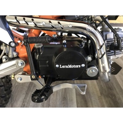 49 6 detska benzinova motorka pitbike leramotors shark 125ccm e start 4t 17 14 oranzova