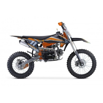 Pitbike Leramotors Shark 125ccm E-Start 4T 17/14 Oranžová