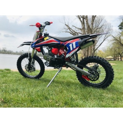Pitbike Leramotors Shark 125ccm E-Start 4T 17/14 Červená