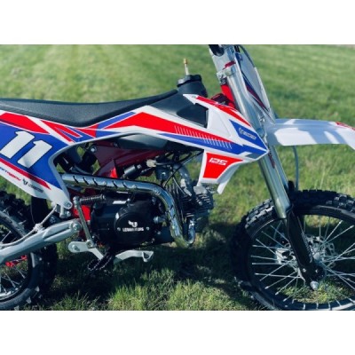 Pitbike Leramotors Shark 125cc 4T 17/14 červená