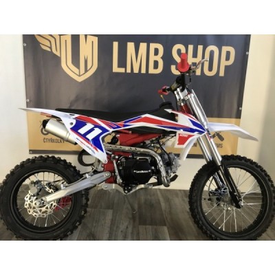 Pitbike Leramotors Shark 125cc 4T 17/14 červená