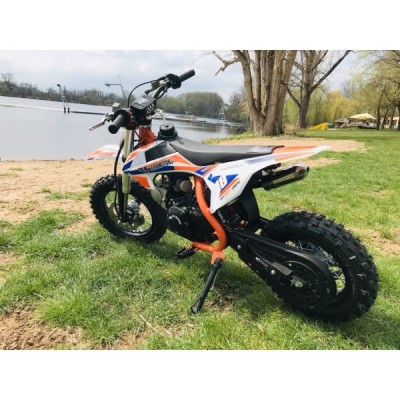 Pitbike Leramotors Spirit 90 12/10 Automat Oranžová
