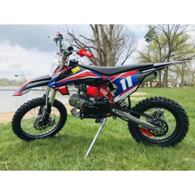Pitbike Leramotors Shark 125ccm E-Start 4T 17/14 Červená