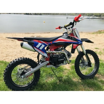 Pitbike Leramotors Shark 125ccm E-Start 4T 17/14 Červená