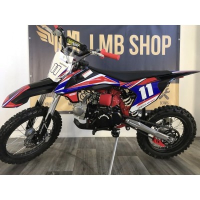 52 1 detska benzinova motorka pitbike leramotors shark 125ccm e start 4t 17 14 cervena