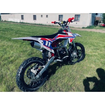 Pitbike Leramotors Shark 125cc 4T 17/14 červená