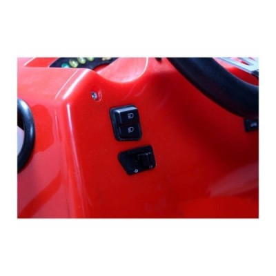 Traktor s vozíkem 110ccm červený