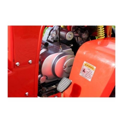 Traktor s vozíkem 110ccm červený