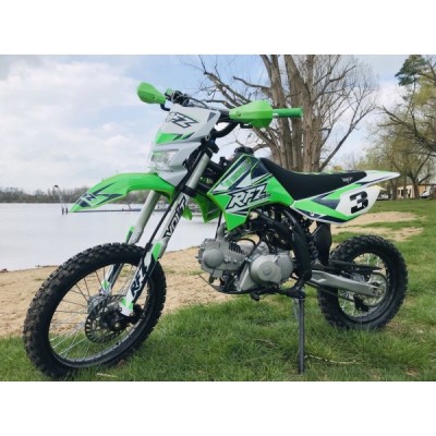 Pitbike Leramotors By Apollo Jaguar 125cc 17“/14“ E-Start Zelená