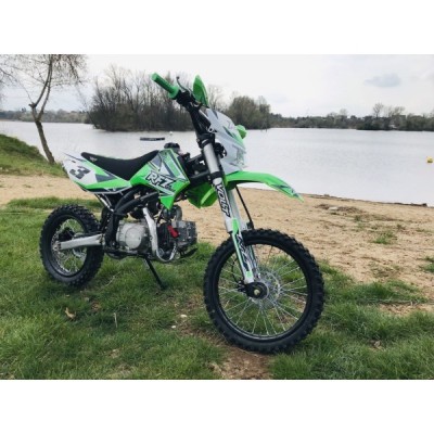 Pitbike Leramotors By Apollo Jaguar 125cc 17“/14“ E-Start Zelená