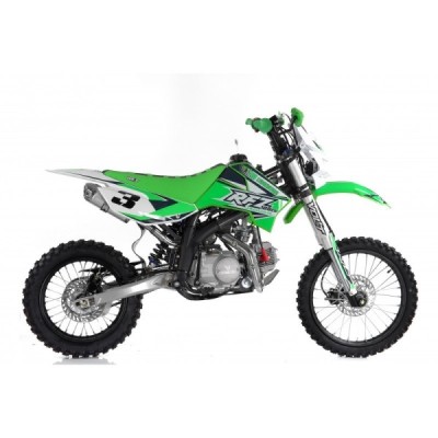 Pitbike Leramotors By Apollo Jaguar 125cc 17“/14“ E-Start Zelená
