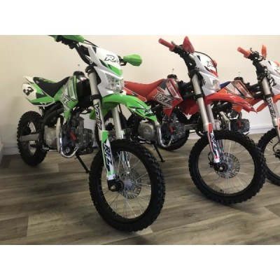 276 11 detska benzinova motorka pitbike leramotors by apollo jaguar 125cc 17 14 e start oranzova