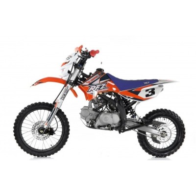Pitbike Leramotors By Apollo Jaguar 125cc 17“/14“ E-Start Oranžová