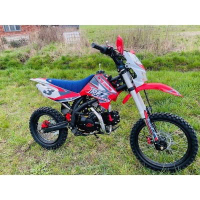 Pitbike Leramotors By Apollo Jaguar 125cc 17“/14“ E-Start Červená