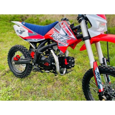 Pitbike Leramotors By Apollo Jaguar 125cc 17“/14“ E-Start Červená