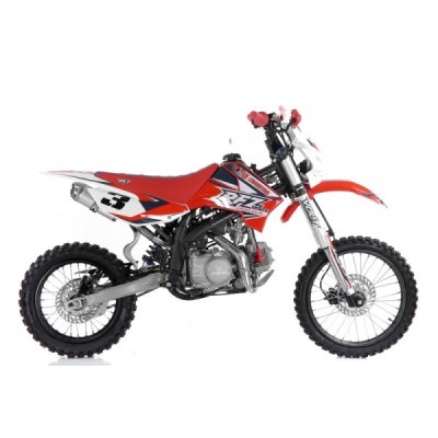 Pitbike Leramotors By Apollo Jaguar 125cc 17“/14“ E-Start Červená