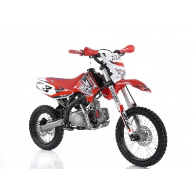 Pitbike Leramotors By Apollo Jaguar 125cc 17“/14“ E-Start Červená