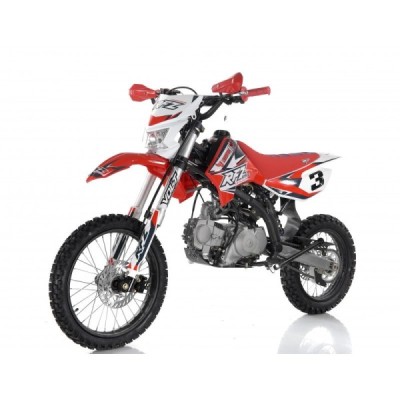 Pitbike Leramotors By Apollo Jaguar 125cc 17“/14“ E-Start Červená