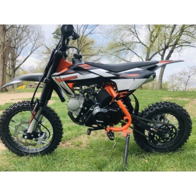 Pitbike Leramotors Cannon 125ccm 4T 14/12 E-Start Oranžová