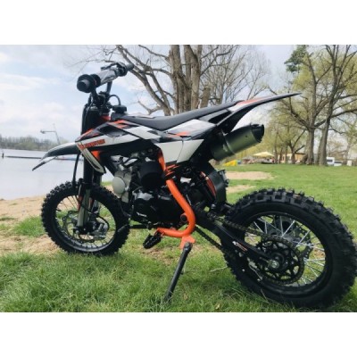 Pitbike Leramotors Cannon 125ccm 4T 14/12 E-Start Oranžová