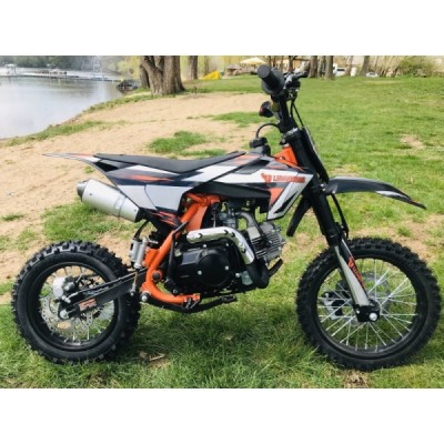 Pitbike Leramotors Cannon 125ccm 4T 14/12 E-Start Oranžová